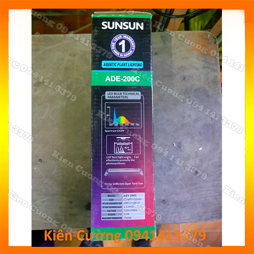 Đèn led sunsun ade-200c cho bể cá cảnh