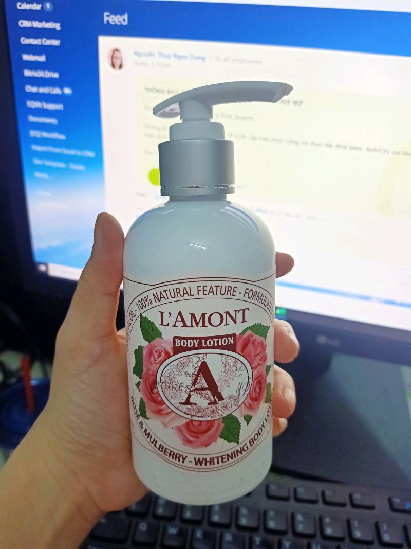Sữa dưỡng thể Lamont được chọn mùi 250ml/chai