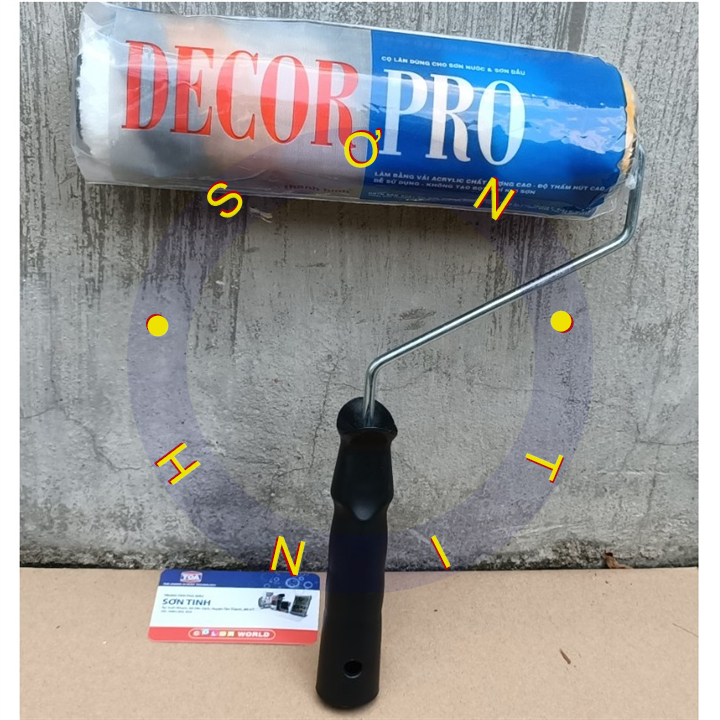 Cọ lăn Decor Pro 3 màu 100MM 150MM 230MM - Thanh Bình
