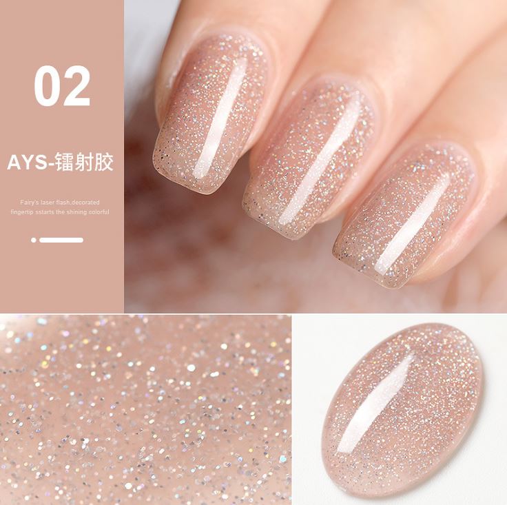 [HCM]Sơn gel AS chai đỏ mã AYS - nhũ cát