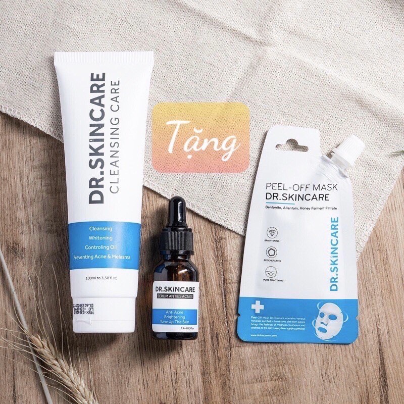 [Tặng Quà] Combo Cải Thiện Mụn Dr Skincare