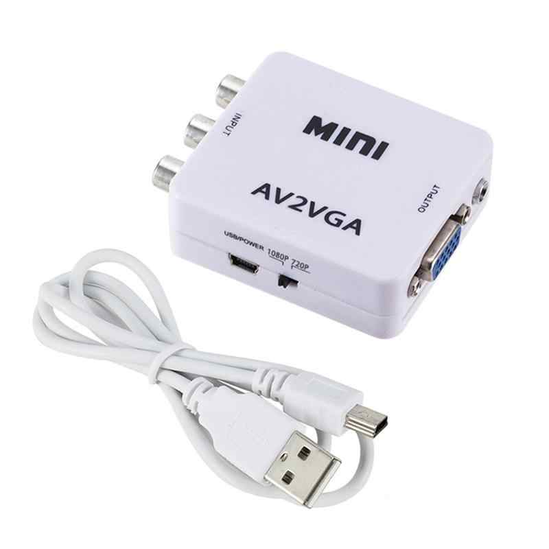 [HCM]Box Chuyển mini AV Ra VGA