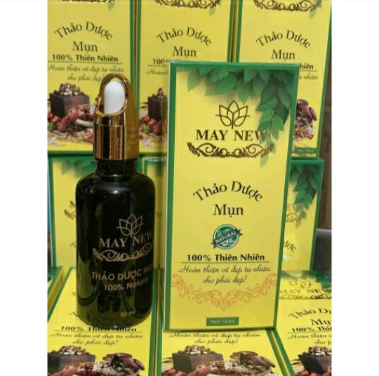 Serum thảo dược nhân sâm sạch mụn may new 50ml