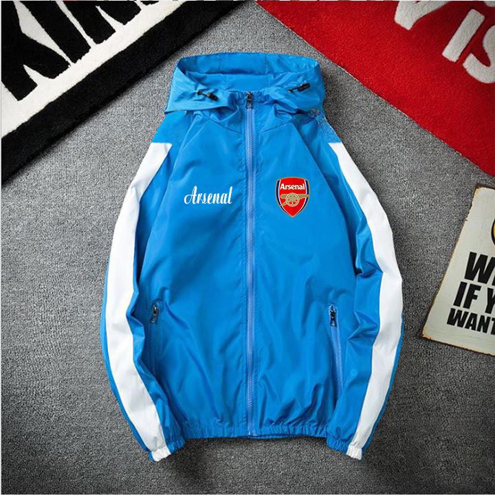 Áo Khoác Gió Bóng Đá Arsenal