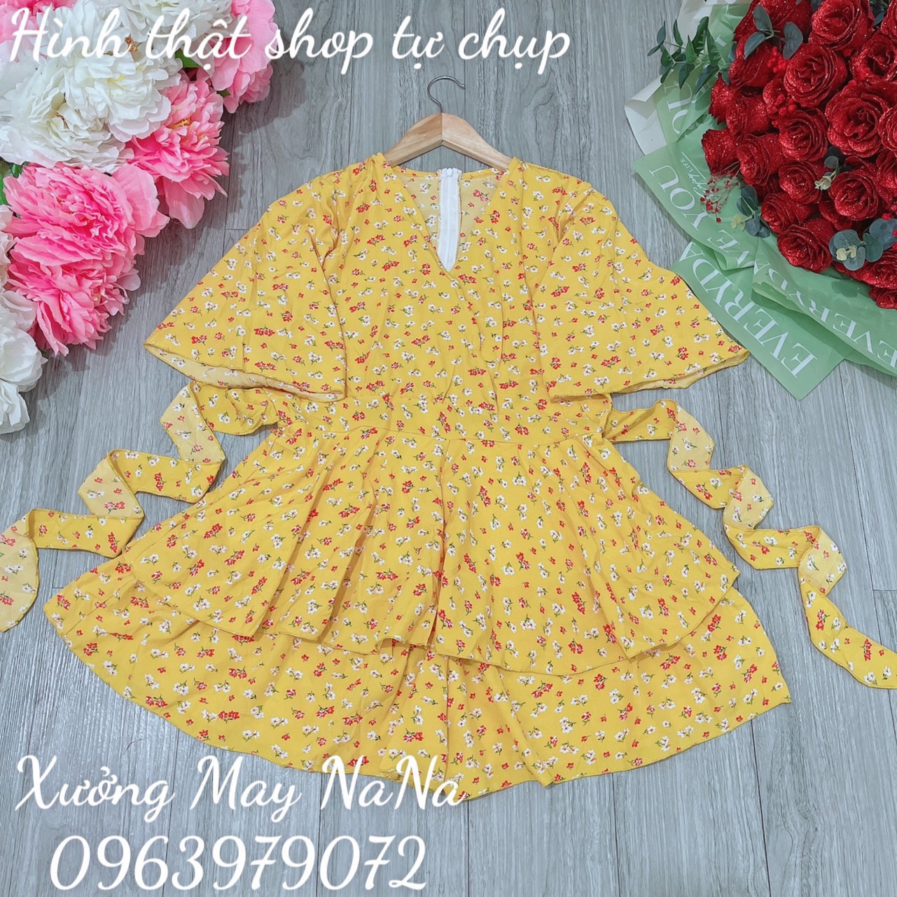 Jum bigsize - jum hoa nhí tay loe (hình thật)