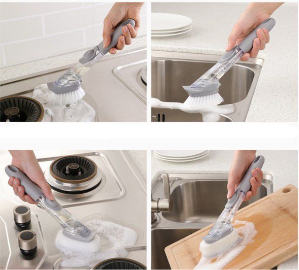 Cọ Rửa Chén Dĩa Tiện Lợi Cho Nhà Bếp Thông Minh Đa Dụng - màu ngẫu nhiên