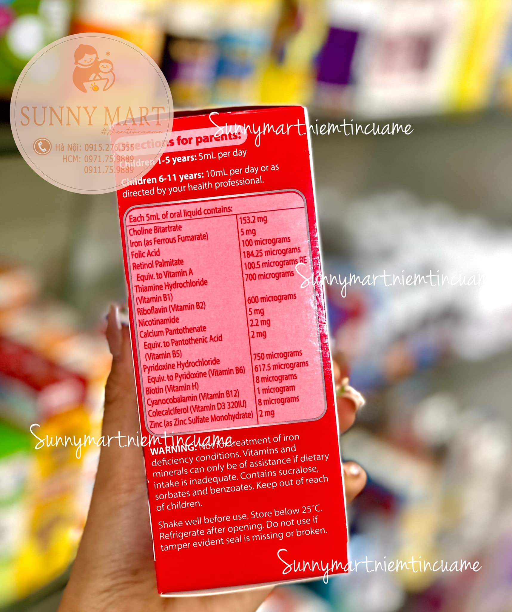Siro Nature's Way Kids Smart liquid Multi and Iron 200ml (dành cho bé từ 1 tuổi trở lên)