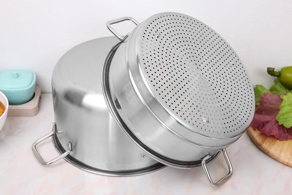 BỘ NỒI XỬNG HẤP 28CM,  DÙNG ĐƯỢC BẾP TỪ
