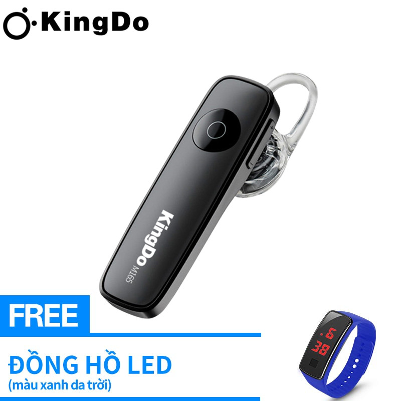 【Miễn phí Đồng hồ led】Tai nghe Bluetooth headset music M165, đàm thoại
