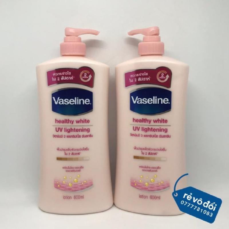 Sữa dưỡng thể trắng hồng Vaseline 600ml - Thái Lan nhập khẩu