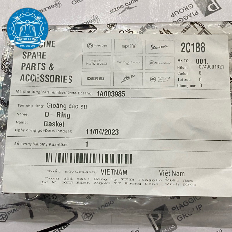 Front gasket set Piaggio - Vespa premium (original)