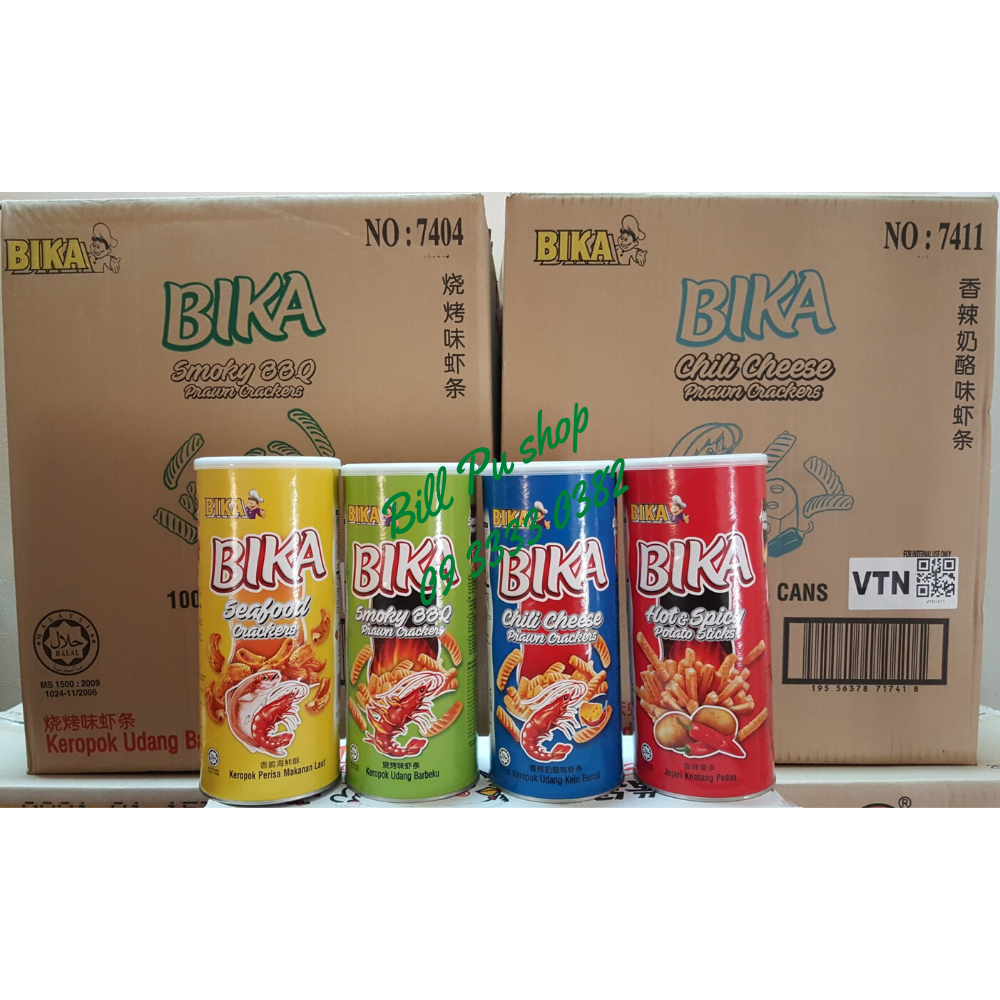 Bánh Snack Tôm Lon BIKA 100g - Malaysia