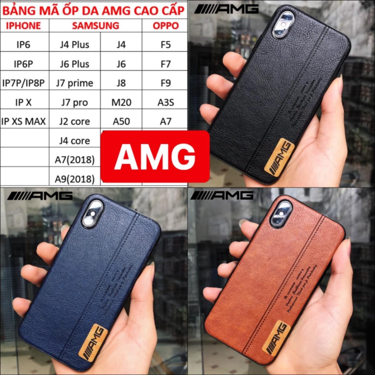 Ốp lưng da bò AMG cho Iphone 6plus/ 6s plus