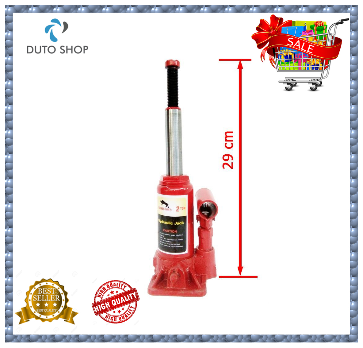 Kích nâng thủy lực 2 tấn - Con đội 2 tấn