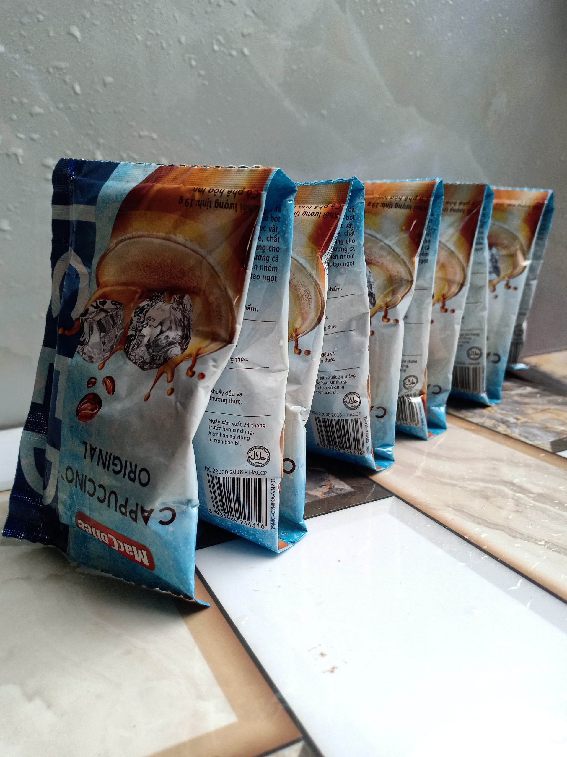 Cà Phê CAPPUCCINO Maccoffee ( dây 10 gói x 19g)