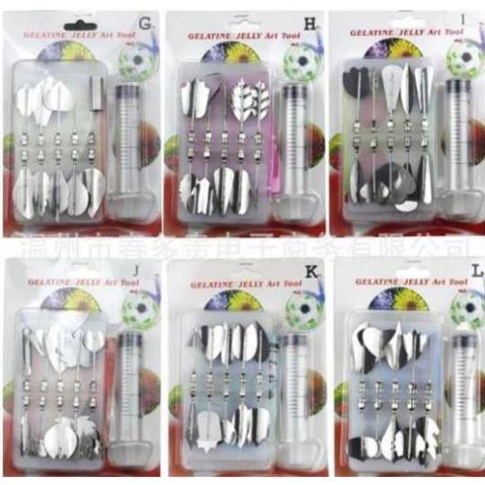 [FREESHIP] Bộ dụng cụ làm thạch rau câu 3D 10 món 5310