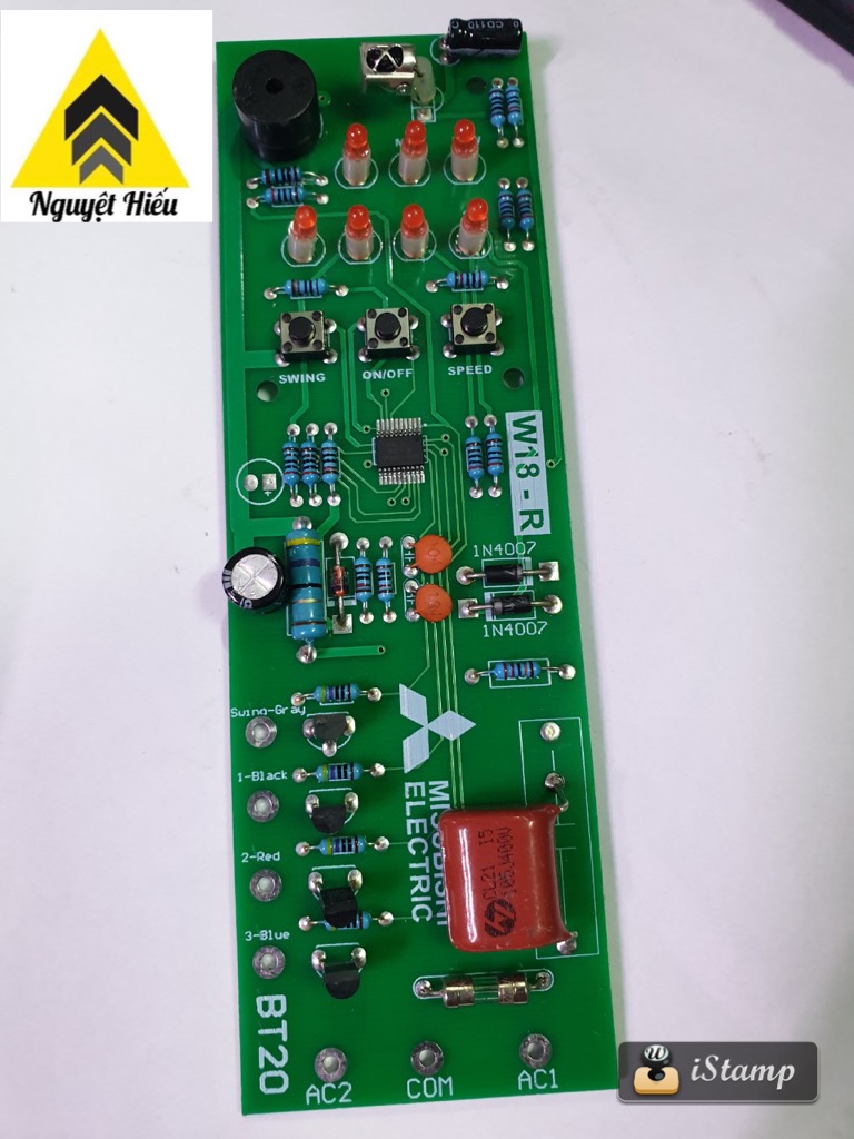 Bo quạt treo tường mitsu loại nhỏ