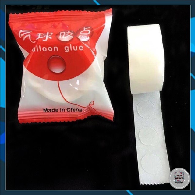 Cuộn Băng Keo Dán Bóng Bay Trang Trí 100 Điểm Siêu Dính