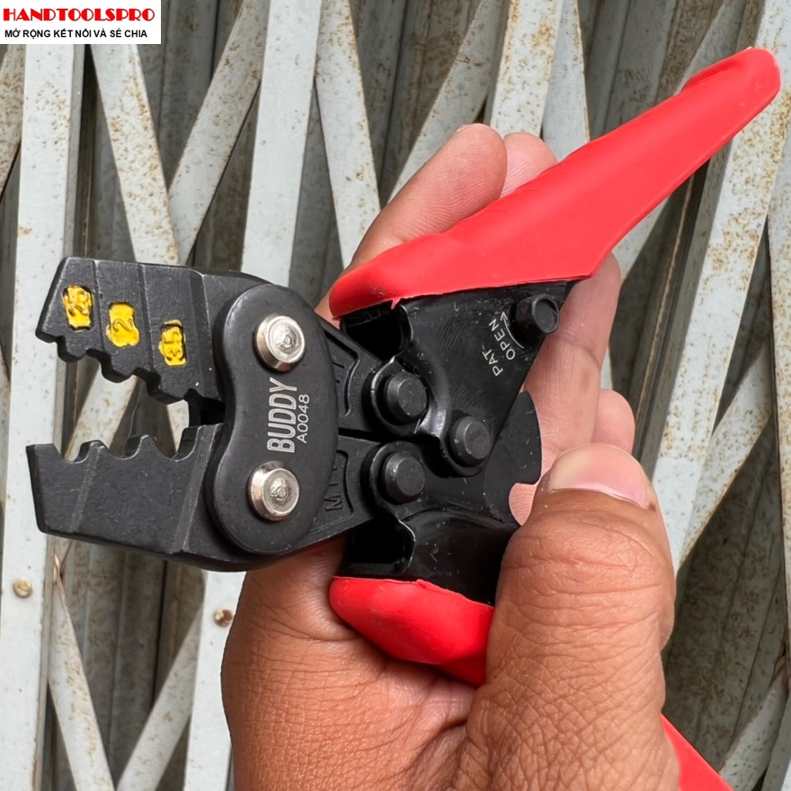 Kìm bấm Đầu cos 3.5mm2 A0048 BUDDY