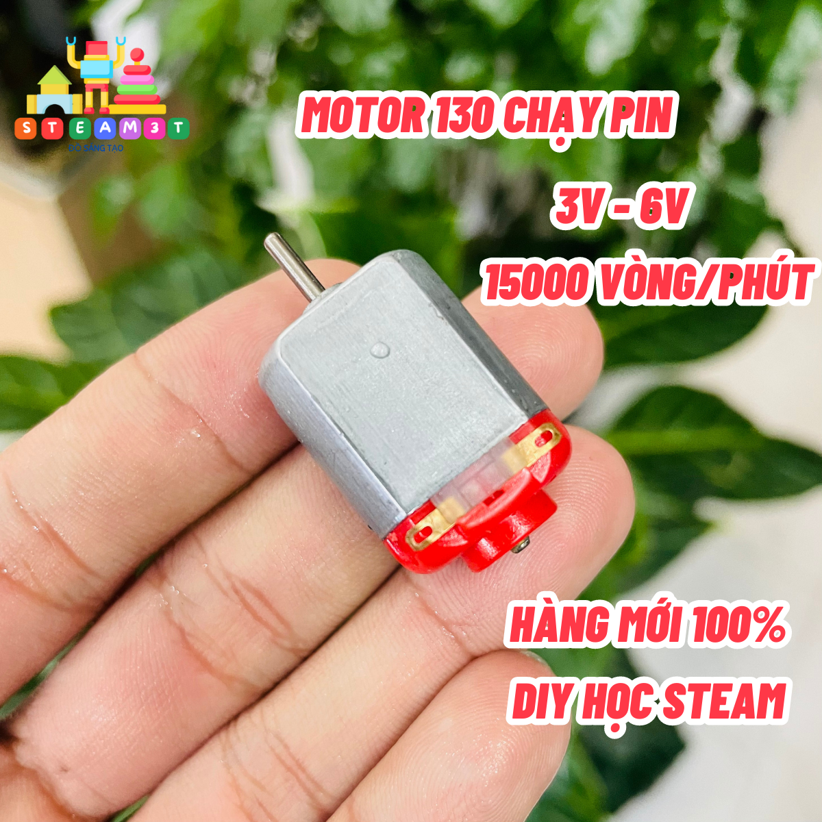 Motor mô tơ mini 3v chạy pin mẫu 130