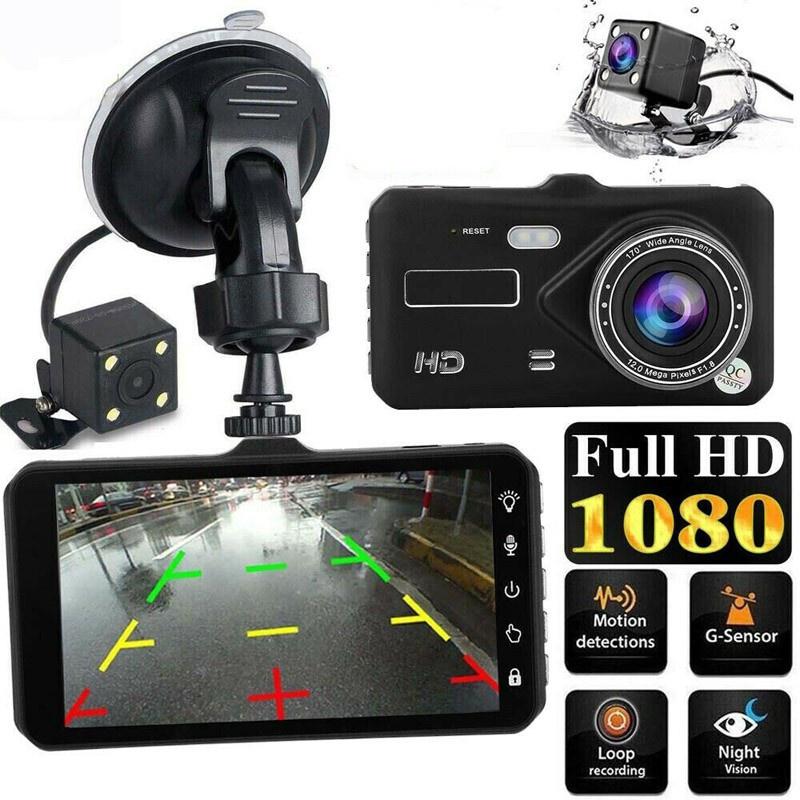 Camera hành trình xe hơi K5 màn hình cảm ứng 2 cam trước và sau full HD xem đêm rõ nét