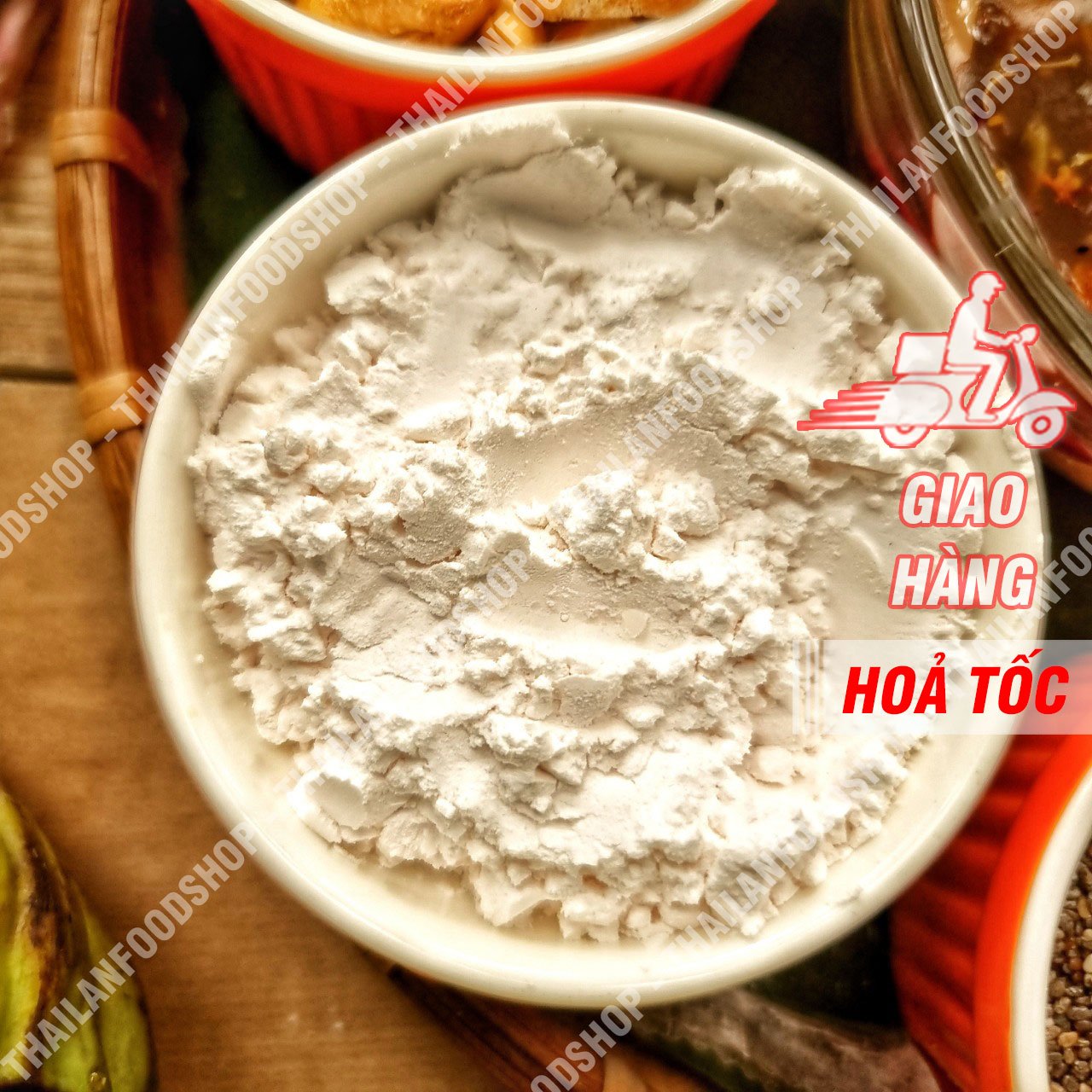 Tinh Bột Củ Sen ( 100% Nguyên Chất Từ Củ Sen Tươi ) - Lon 350gram