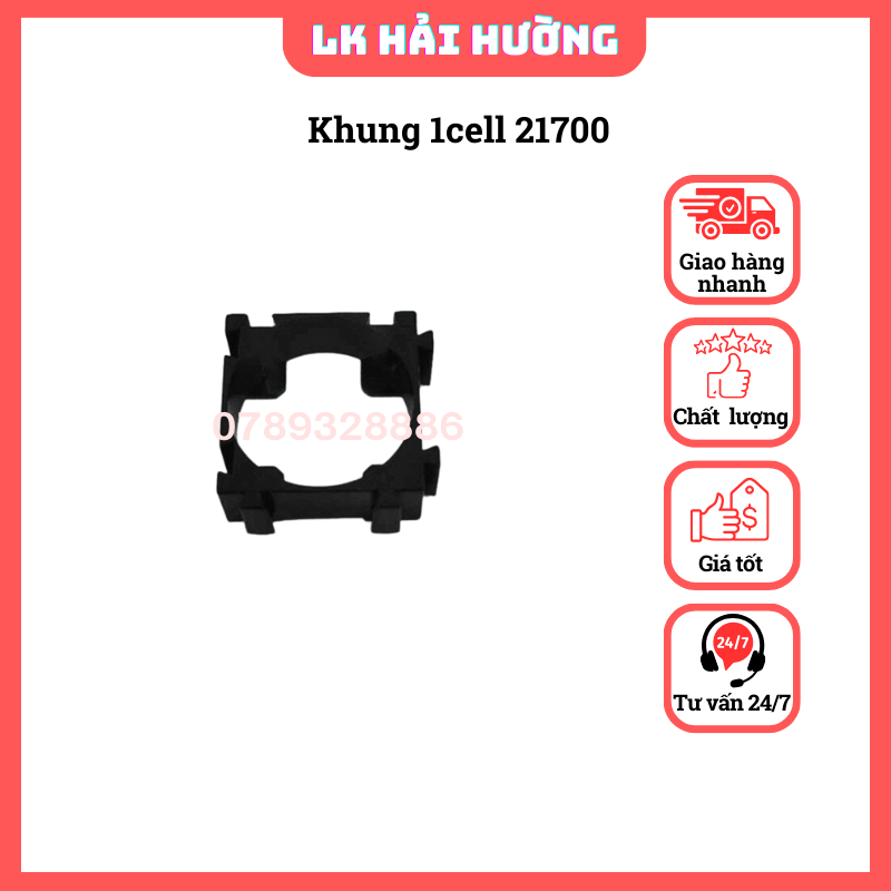 Khung Đế Cố Định Pin 21700 các loại