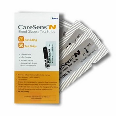 Que Thử Đường Huyết Caresen N ( Hộp 25 test)
