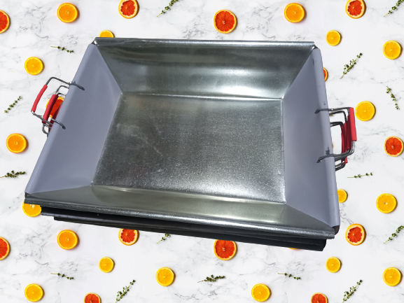 Mixing Troughs for Feeding Chickens, Corrugated Iron Grilling Trays for Picnics