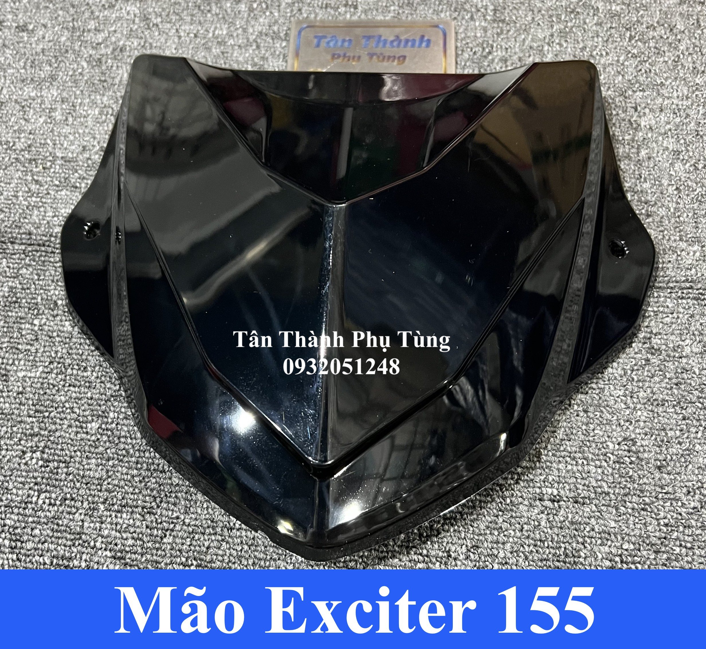 Mão exciter 155 mẫu 4- màu đen khói