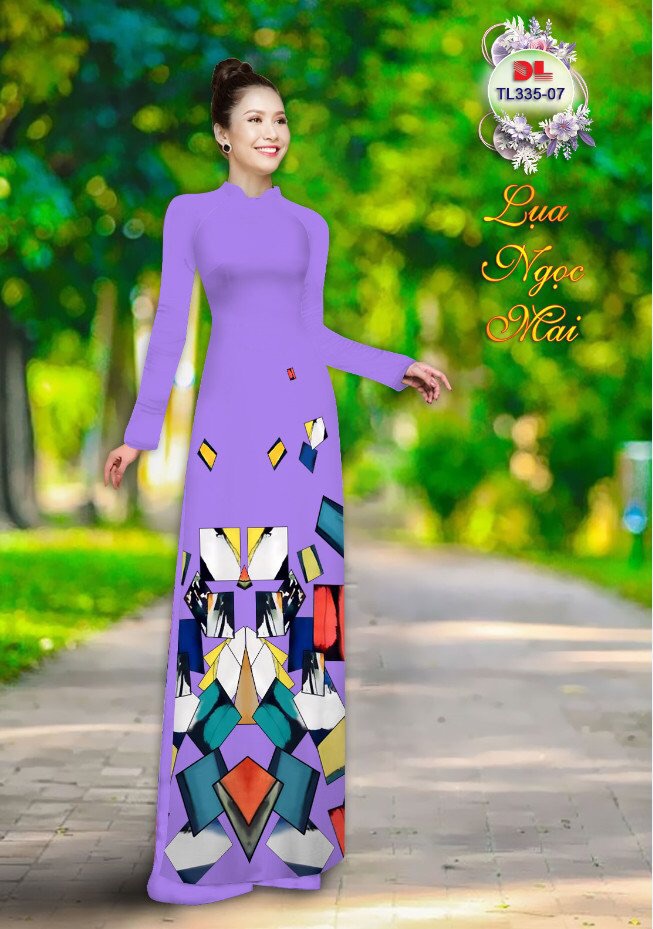 [HCM]Vải áo dài lập thể