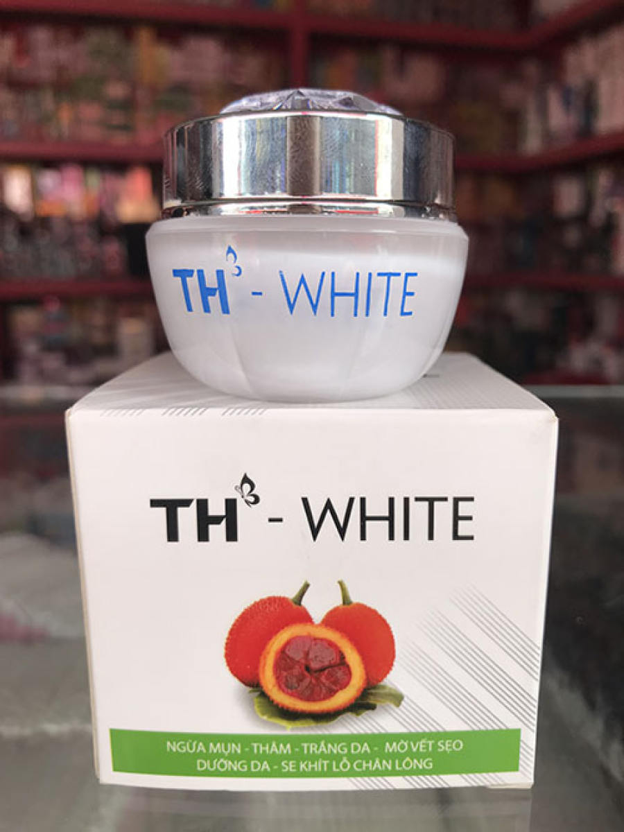 [HCM]TH-WHITE kem ngừa mụn thâm mờ sẹo trắng da se khít chân lông 12g