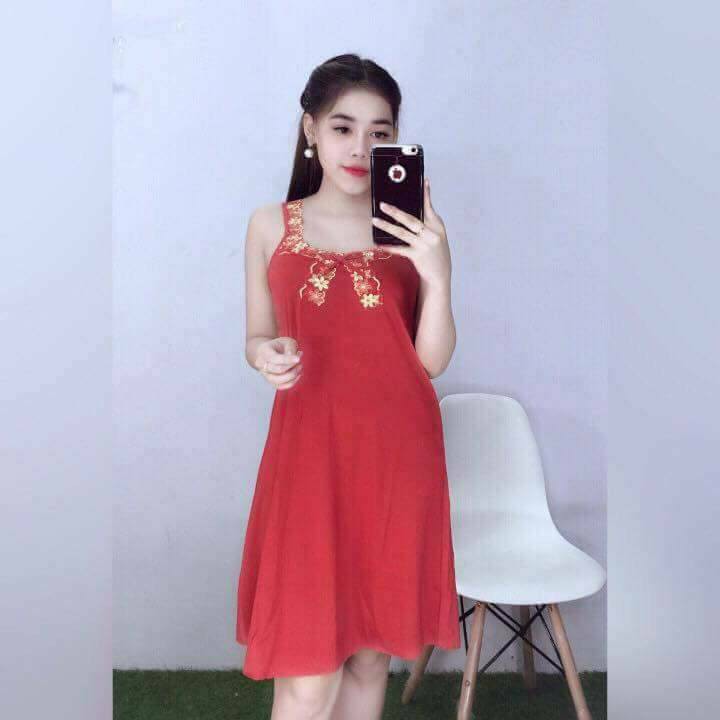 [HCM]Đầm Ngủ Thun Lạnh Mặc Nhà sexy