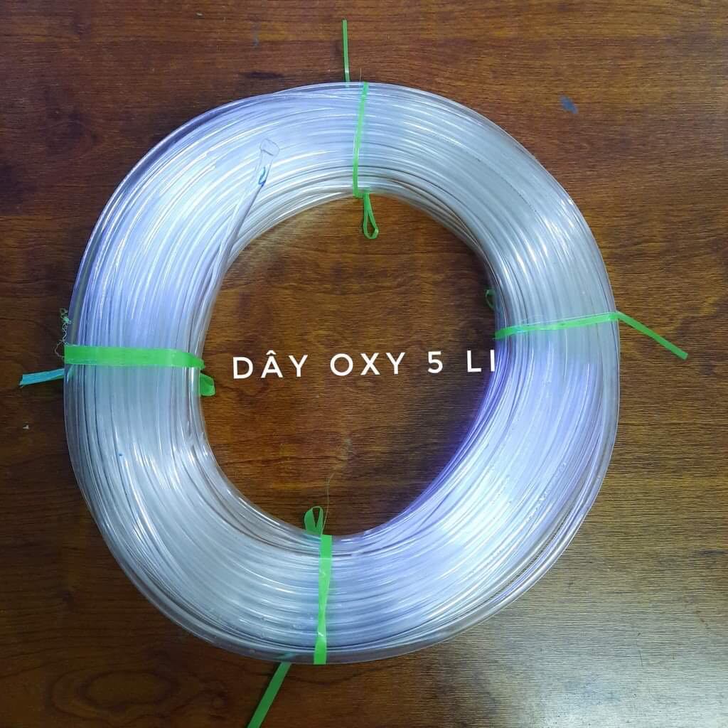 Dây oxy, Dây máy sủi oxy, Dây mấy sục khí hồ cá 5 li