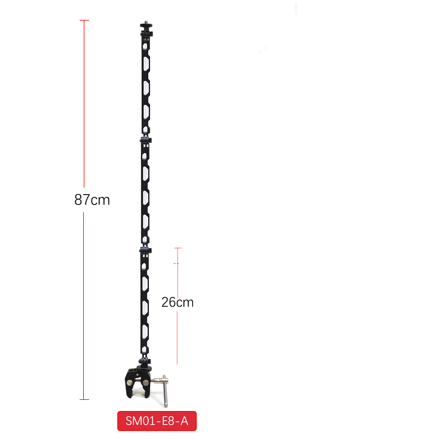 TUYU Motorcycle Bicycle Ride Shooting Aluminum Alloy Selfie Monopod for Insta360 One R X2 GoPro Hero 9 MAX Camera Accessories