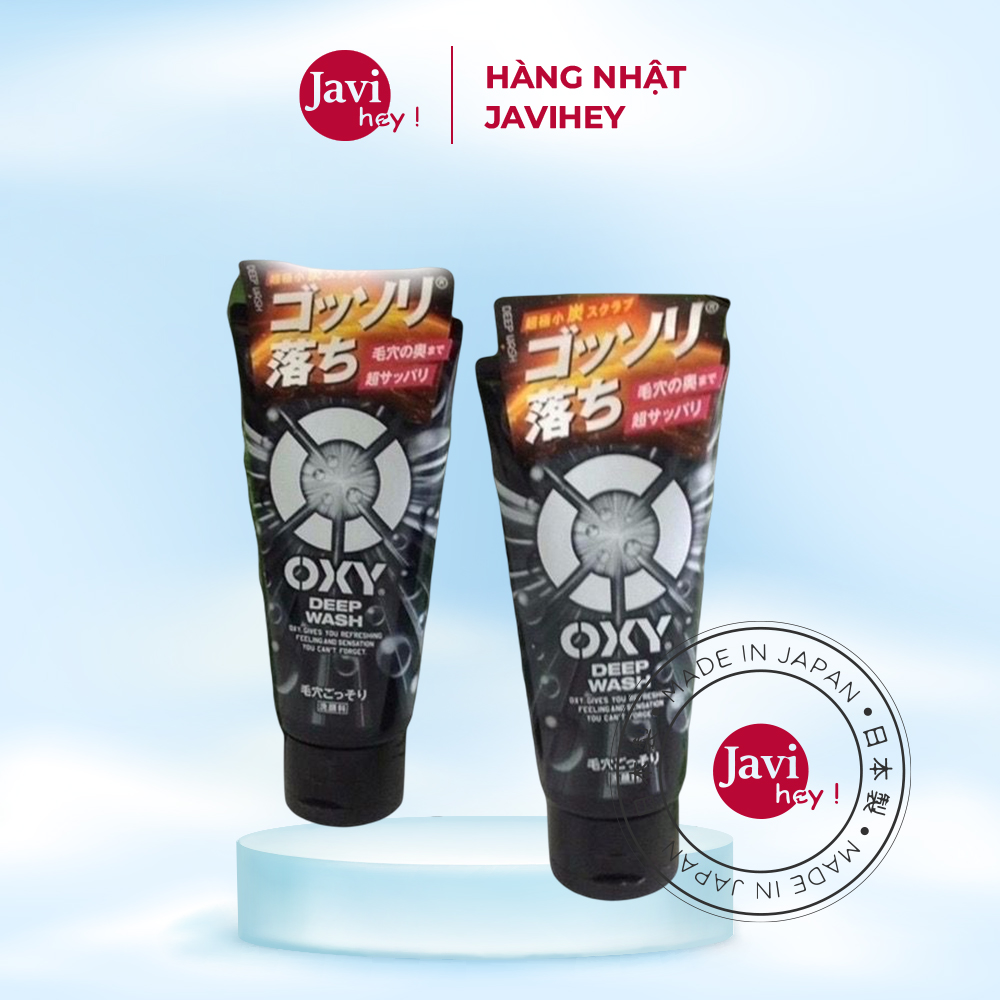 Sữa rửa mặt oxy deep wash cho nam nhật bản 130g