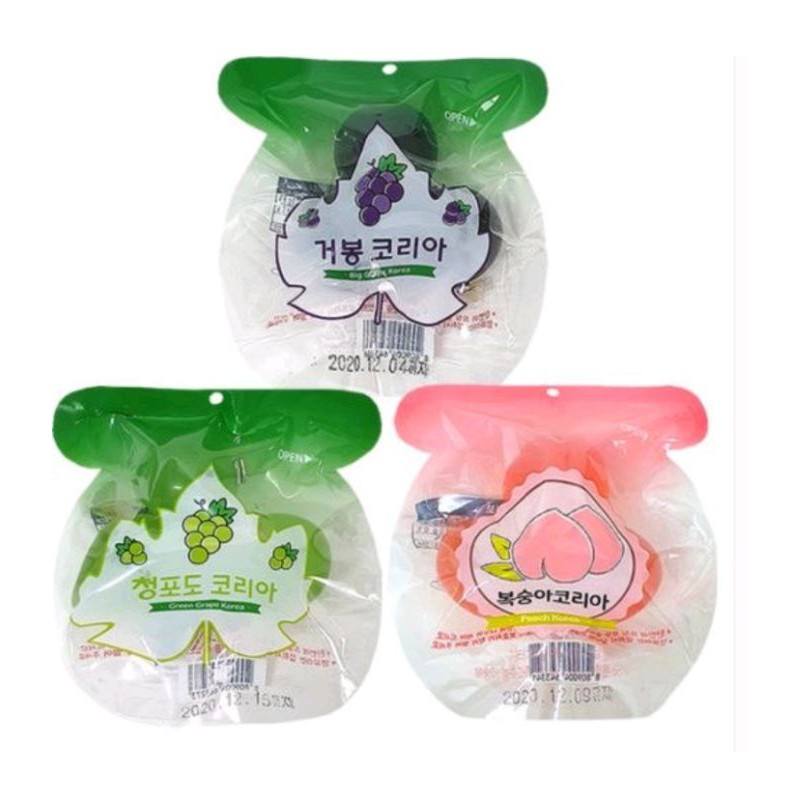 Thạch Nổ Hàn Quốc 🍑🍇 (Nho Tím)