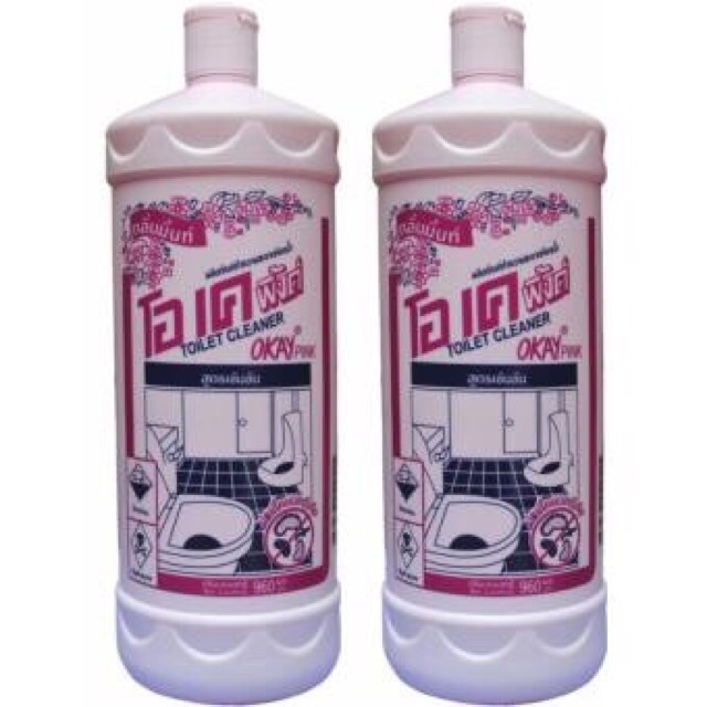 [HCM]Nước tẩy bồn cầu Okay Pink 960ml-Thái lan