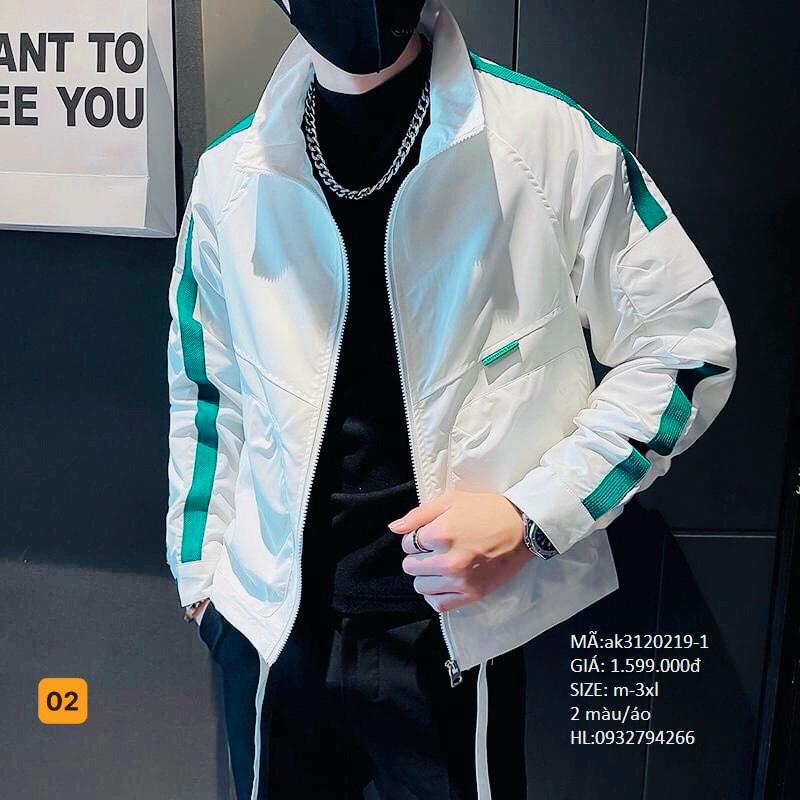 Áo khoác dù thể thao UNISEX 2 lớp nam nữ