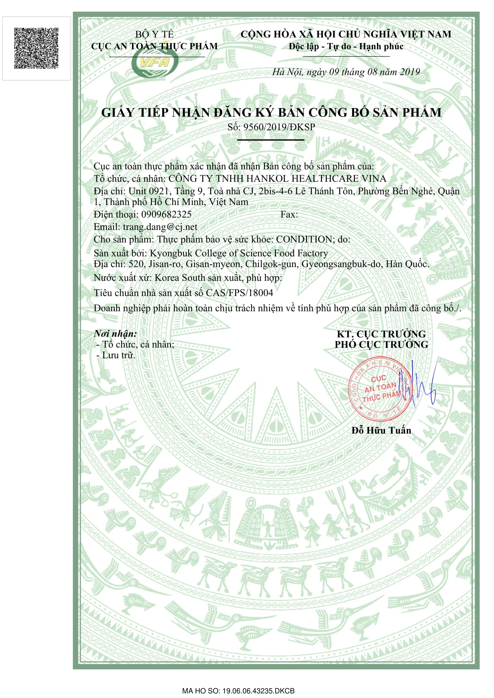 Nước Giải Rượu, Mát Gan Condition 75ml