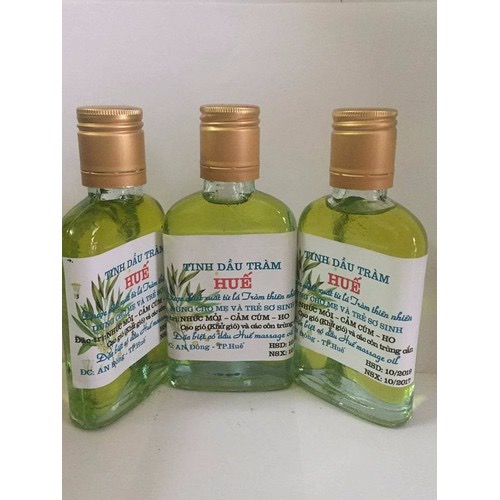 Tinh dầu tràm huế 100% nguyên chất chai 100ml