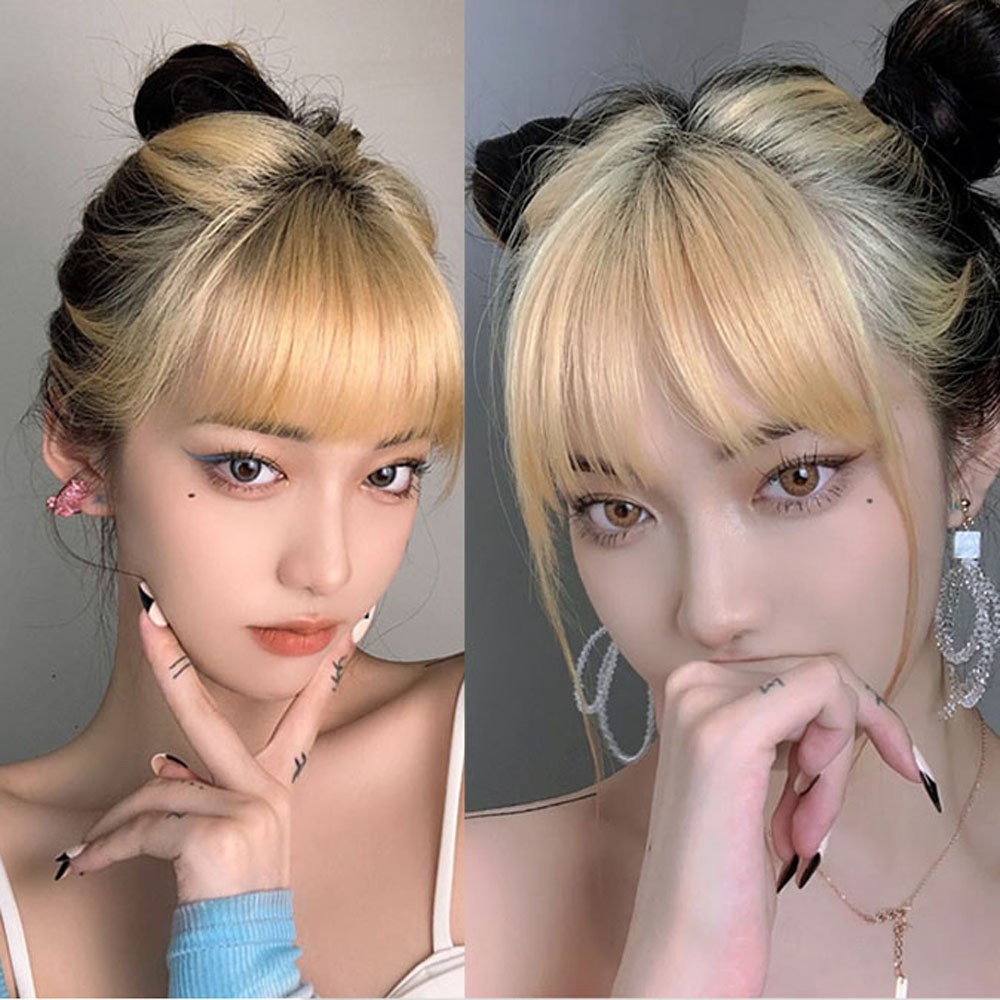 [ Mã 99FASHIONSALE1 giảm 10K đơn 50K ] Mái Tóc Giả 3d Xinh Xắn Dành Cho Nữ