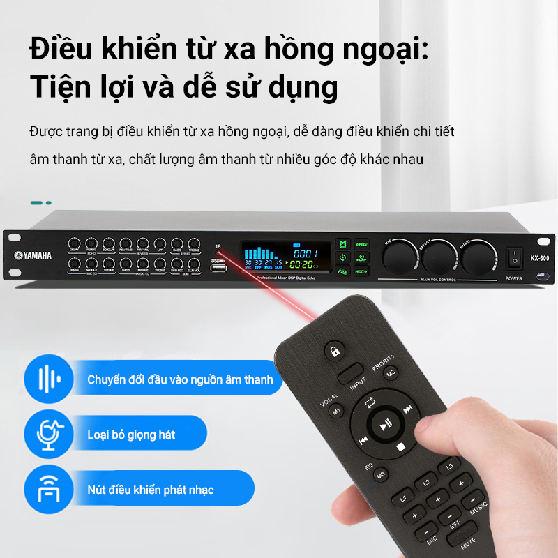 Yamaha/kx-600 instead, karaoke sound box, DSP sound processor goodbye