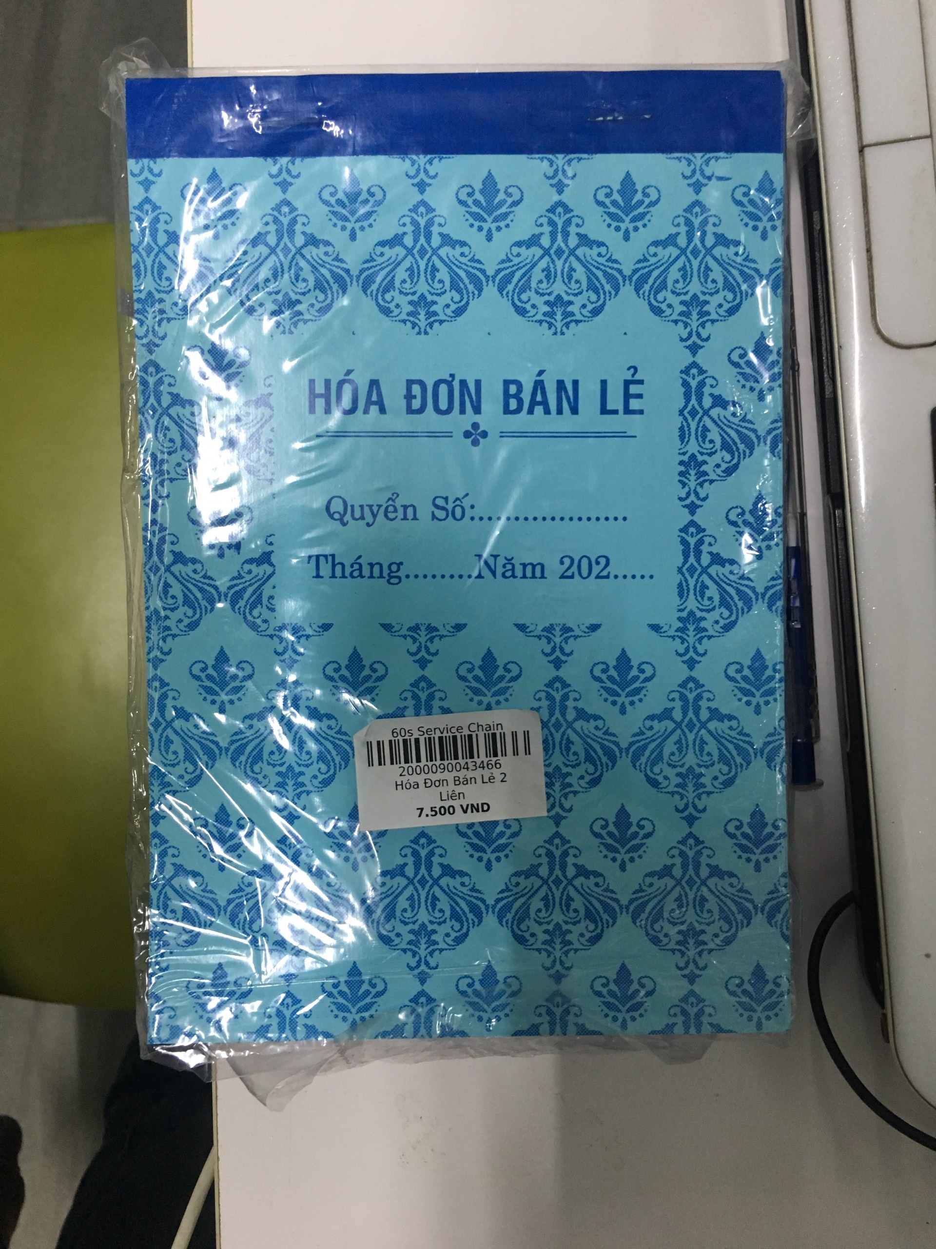 10 QUYỂN - SỔ HÓA ĐƠN BÁN LẺ 2 LIÊN