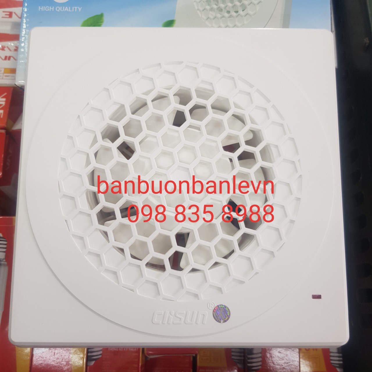 Quạt thông gió hút thẳng Clisun - CLS12/20QHT