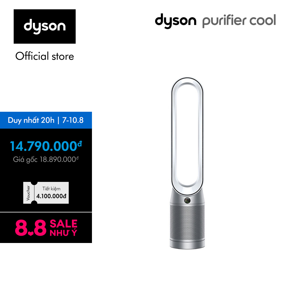 [TỪ 15-23.12: CHRISTMAS SALE] Máy lọc không khí Dyson Purifier Cool  TP07 (Trắng/Bạc)