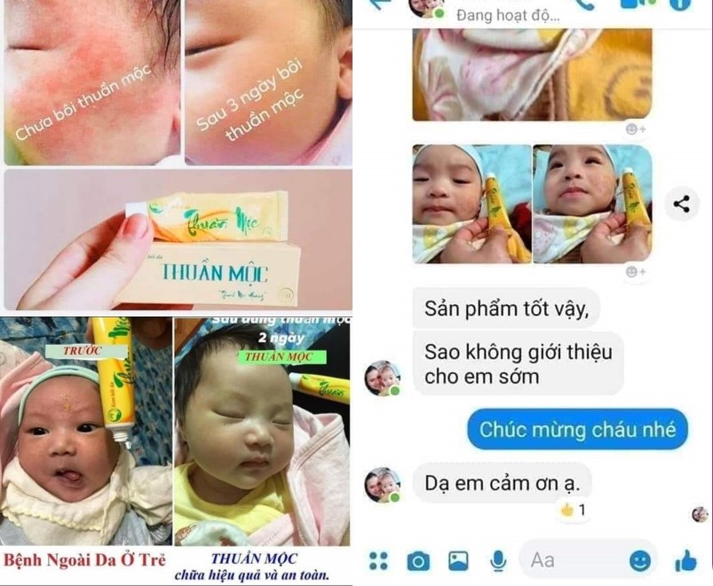 Kem bôi da Thuần Mộc mẫu mới 16 gram có tem cào