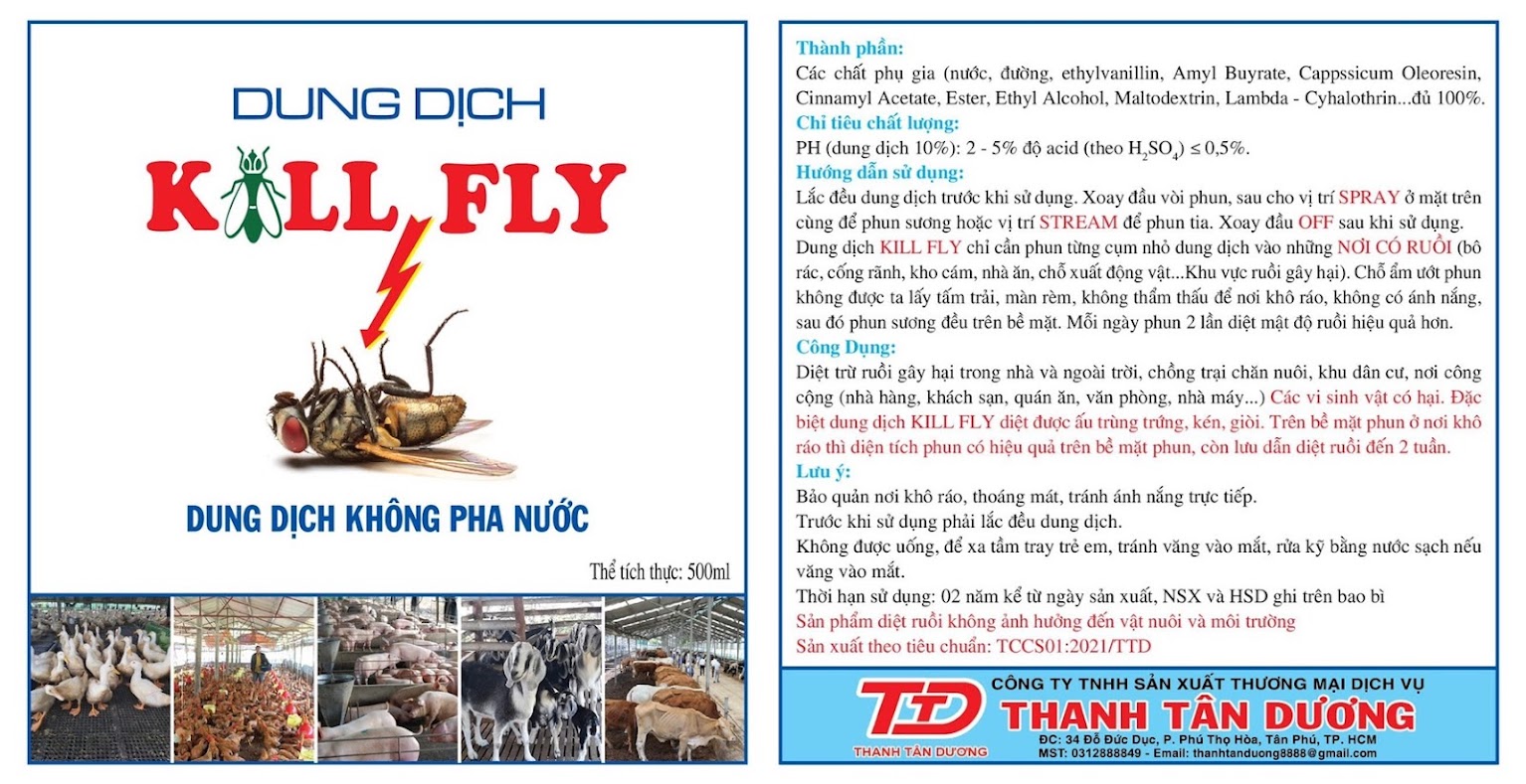 Dung dịch diệt ruồi dạng xịt - 450ml