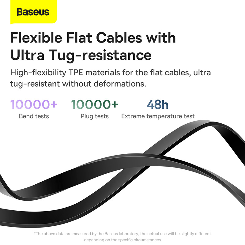 Baseus 3 in 1 USB C Cable 66W 110CM Retractable Type C Micro USB Cable For Macbook Samsung 6A Fast Charge Data Wire Cord