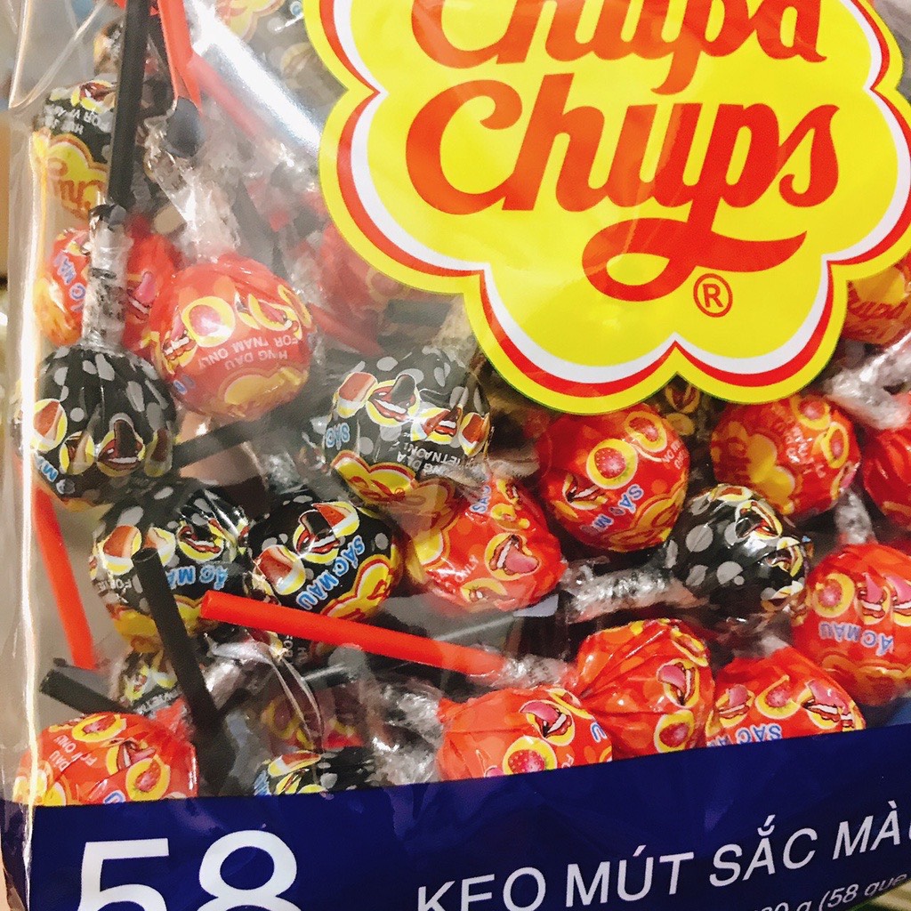 10 Cây Kẹo Mút Chupa Chups Sắc Màu